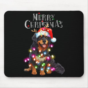 Schattige Berner Sennenhond Kerstlichtjes Kersthon Muismat