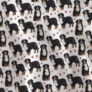 Schattige Berner Sennenhond Stof