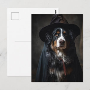 Schattige Bernese Berghond Heks Briefkaart