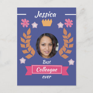 schattige beste collega ooit - beste collega - baa briefkaart