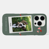 Schattige Beste Hond Moeder Hond Foto Sage Groen Case-Mate iPhone Case (Achterkant (horizontaal))
