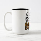 Schattige Beste Moeder Tweekleurige Koffiemok (Links)