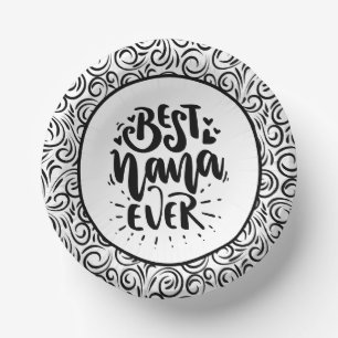 Schattige Beste Nana Moederdag Papieren Kommen
