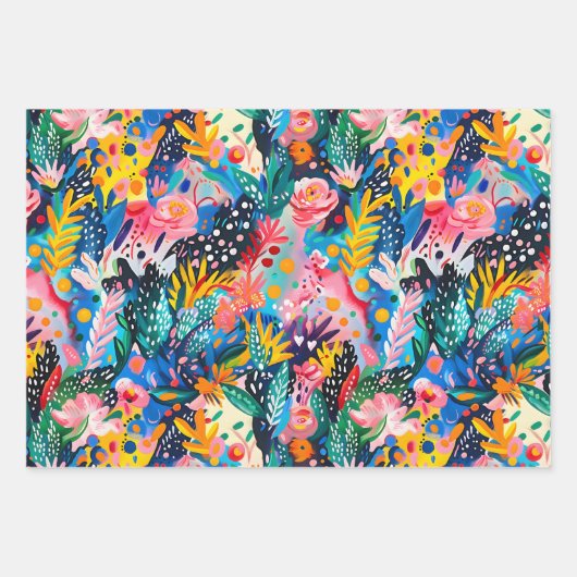 Schattige betegeld Japans patroon Inpakpapier Vel (Voorkant 3)