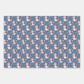 Schattige betegelde eenhoorn patroon meisjes parti inpakpapier vel (Voorkant)