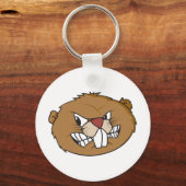 Schattige Bever Sleutelhanger (Voorkant)