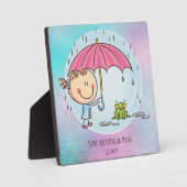 Schattige BFF-besties Kawaii-cadeaus voor meisjes Fotoplaat (Voorkant)