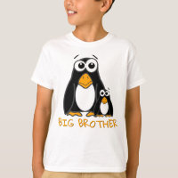 Schattige Big Brother Pinguïn Sibling Cartoon Funn
