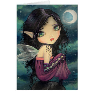 Schattige Big-eye Gothic Fee Fantasie Kunst