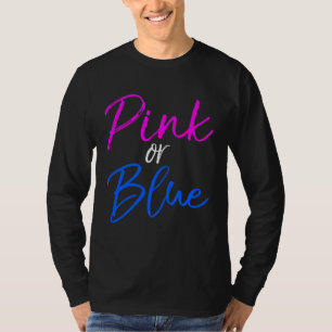 Schattige bijpassende geslacht onthulling voor fam t-shirt