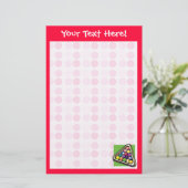 Schattige biljart briefpapier (Staand voorkant)
