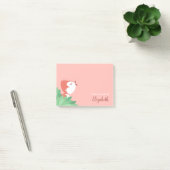 Schattige Bird Chick Sun Meisje Post-it® Notes (Kantoor)