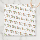 Schattige Bird dank u Bedankjes Labels (Achterkant)