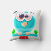 Schattige Birdie Chill Pillow Kussen (Achterkant)