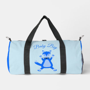 Schattige Blauw Baby Boy Fox Custom Luiertas Plunjezak