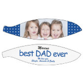 Schattige Blauw Beste Pap Ooit Vader`s Day Foto Basketbal (Panelen)