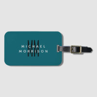 Schattige Blauw Kleur Monogram Initiaal Letters Na