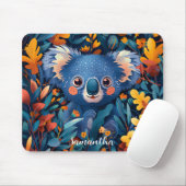 Schattige Blauw Koala Beer Muismat (Met muis)