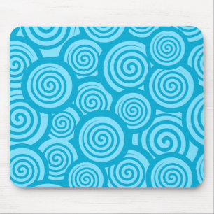 Schattige blauw mousepad muismat