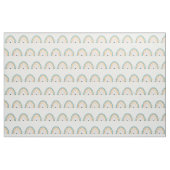 Schattige blauw regenboogpatroon stof (Yard (91,4 cm))