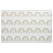 Schattige blauw regenboogpatroon stof (Fat Quarter)