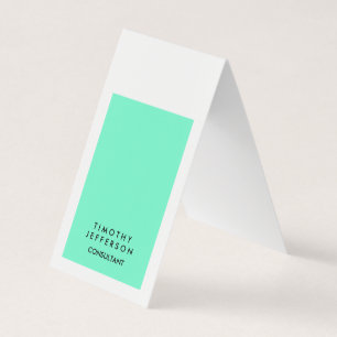 Schattige Blauw Wit Elegant Modern Visitekaartjes