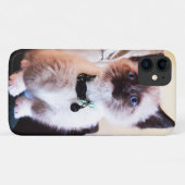 Schattige blauwe gelaatsmasker keukenfoto Case-Mate iPhone case (Achterkant (horizontaal))