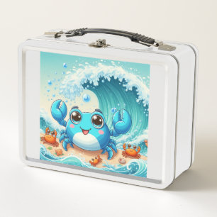 Schattige blauwe krab