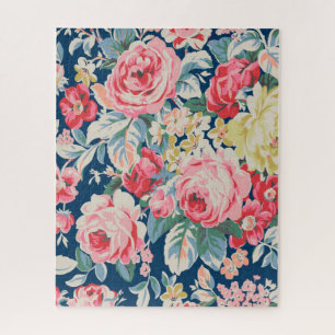Schattige Bloeiende Bloemen Legpuzzel
