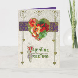 schattige  bloem doet me denken feestdagen kaart