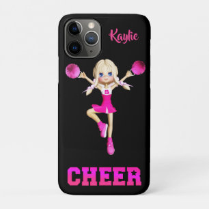 Schattige Blonde Cheerleader Persoonlijk   iPhone 11 Pro Hoesje