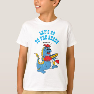 Schattige Blue Dragon T-Shirt voor Verjaardag of e