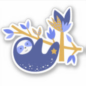 Schattige Blue Koala-Beer laptop Sticker (Voorkant)