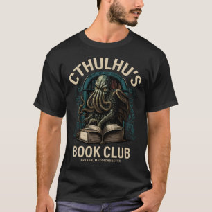 Schattige Boek Club Cthulhu T-shirt