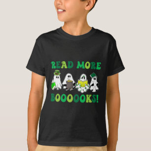 Schattige Boekjes Geest Lees Meer Boeken Grappige T-shirt