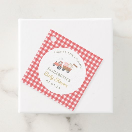 Schattige Boerderij Animal Barnyard Baby shower Bedankjes Labels (In situ)