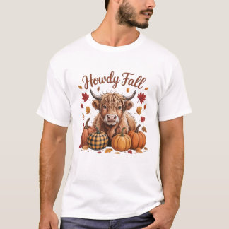 Schattige Boerderij Dier Herfst Herfst Seizoen Gif T-shirt