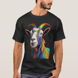 Schattige Boerderij Dierlijke Geit Billy Geit Boer T-shirt
