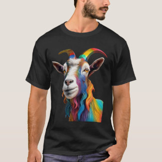 Schattige Boerderij Dierlijke Geit Billy Geit Boer T-shirt