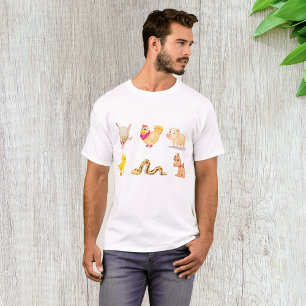Schattige Boerderij en huisdieren T-shirt