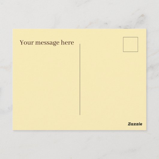 Schattige Boerderij Fresh Honey voeg berichtlevera Briefkaart (Achterkant)