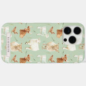 Schattige Boerderij | Highland Koe monogram Case-Mate iPhone Case (Achterkant (horizontaal))