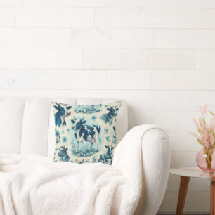  Schattige Boerderij Koe Naadloos Kussen