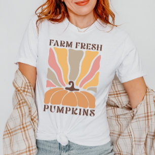 Schattige Boerderij Verse Herfst Pompoen Seizoen T-shirt