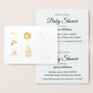 Schattige Boho Baby Shower UPDATE Folie Kaarten