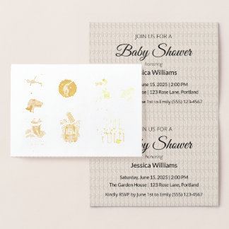 Schattige Boho Baby Shower UPDATE Folie Kaarten