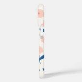 Schattige Boho chique roze bloemenpatroon Case-Mate iPhone Case (Achterkant / Links)