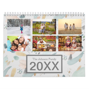 Schattige Boho Familie Maak Je Eigen Foto Kalender