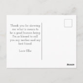 Schattige Boho Olifant Gefeliciteerd Moeder Briefkaart (Achterkant)