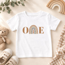 Schattige Boho Regenboog eerste Verjaardag